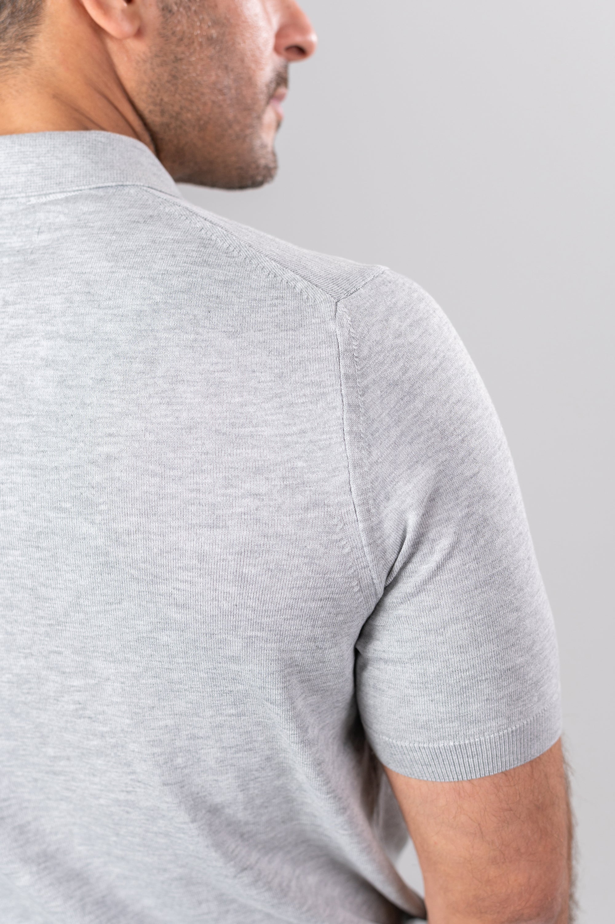 TONEX V POLO SHIRT COTTON - Grey