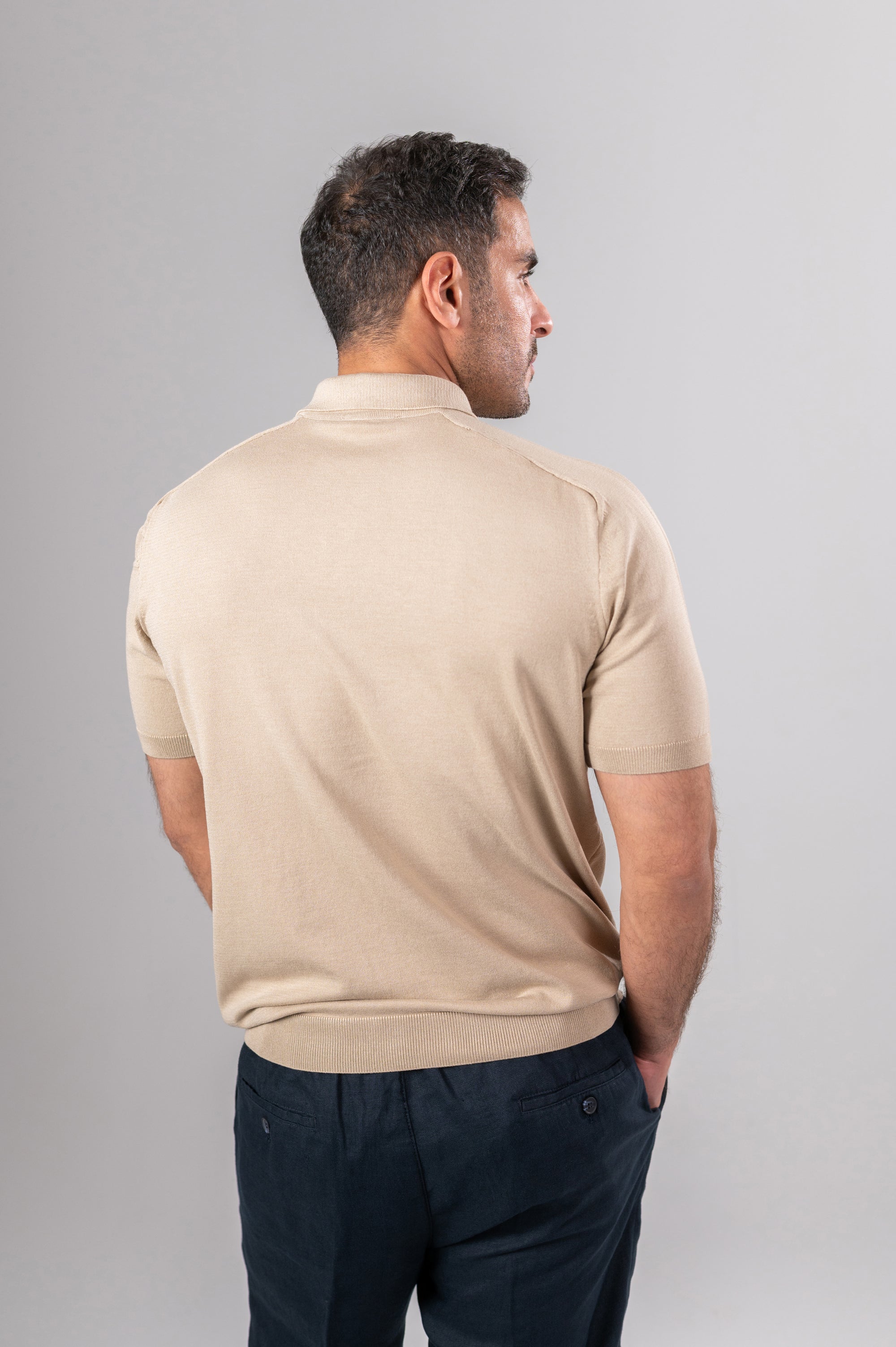 RICCI POLO SHIRT - Light Beige