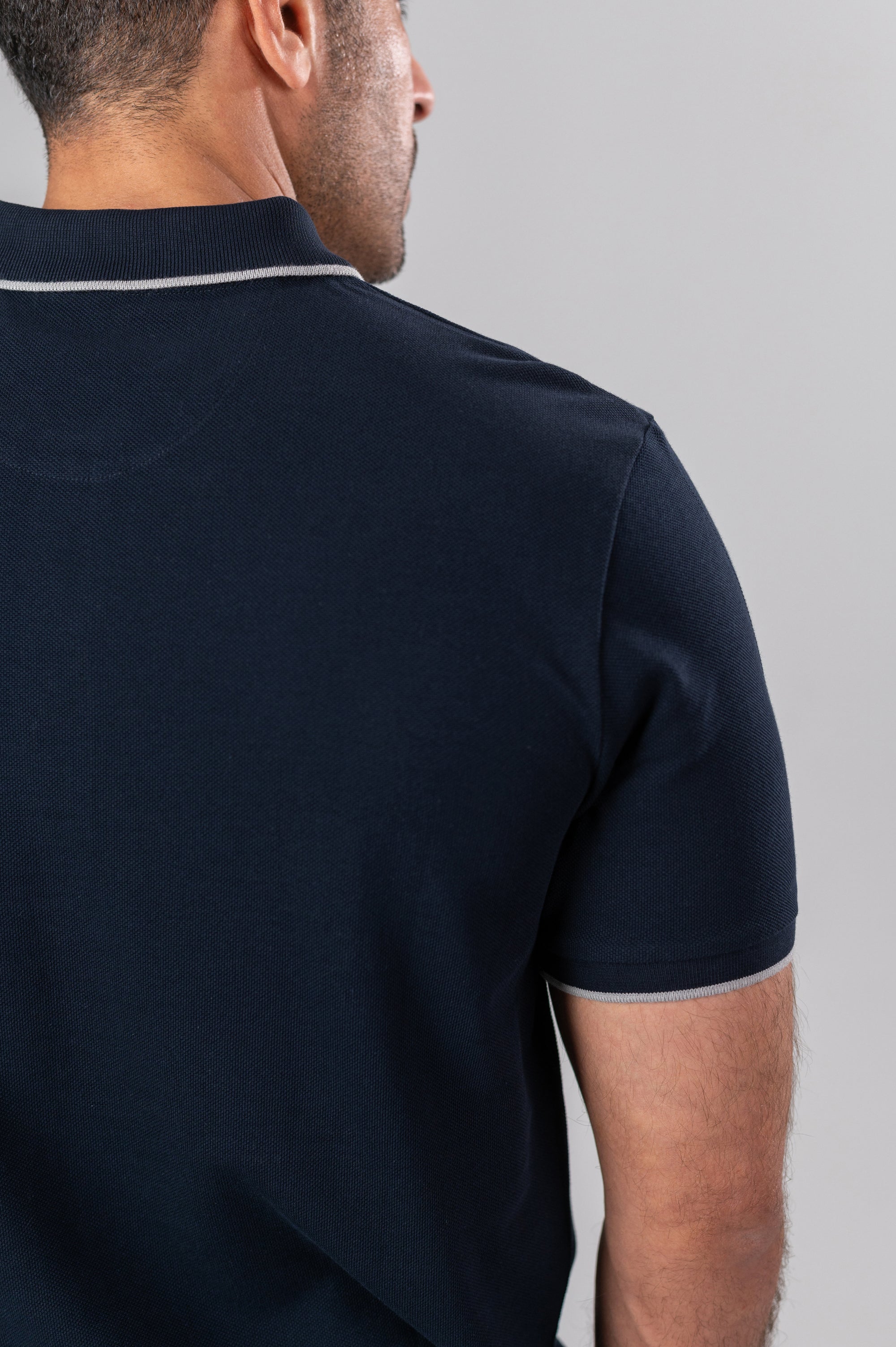 RICOS RINGER POLO SHIRT - Navy