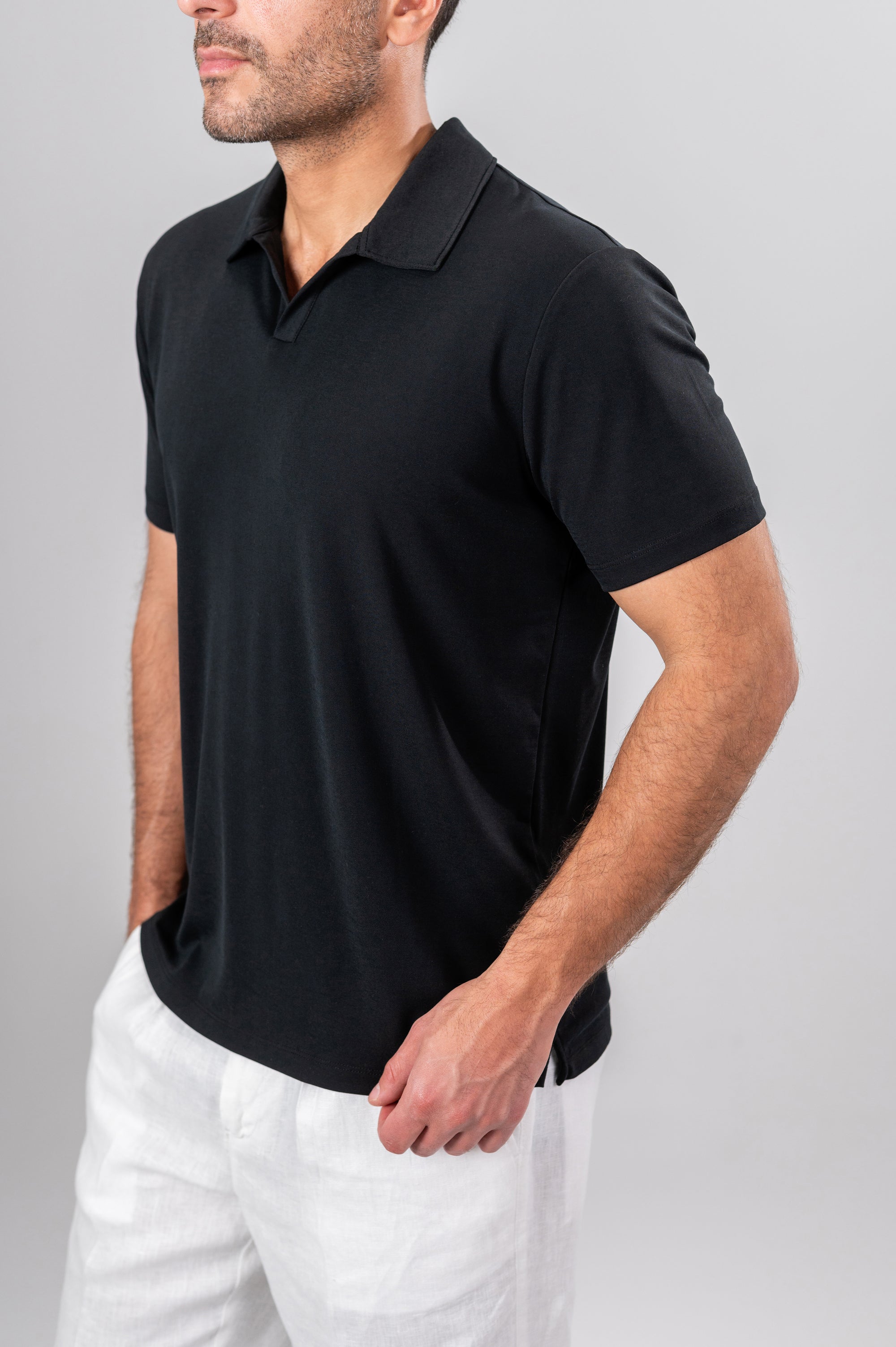 ANDRES V POLO SHIRT MODAL