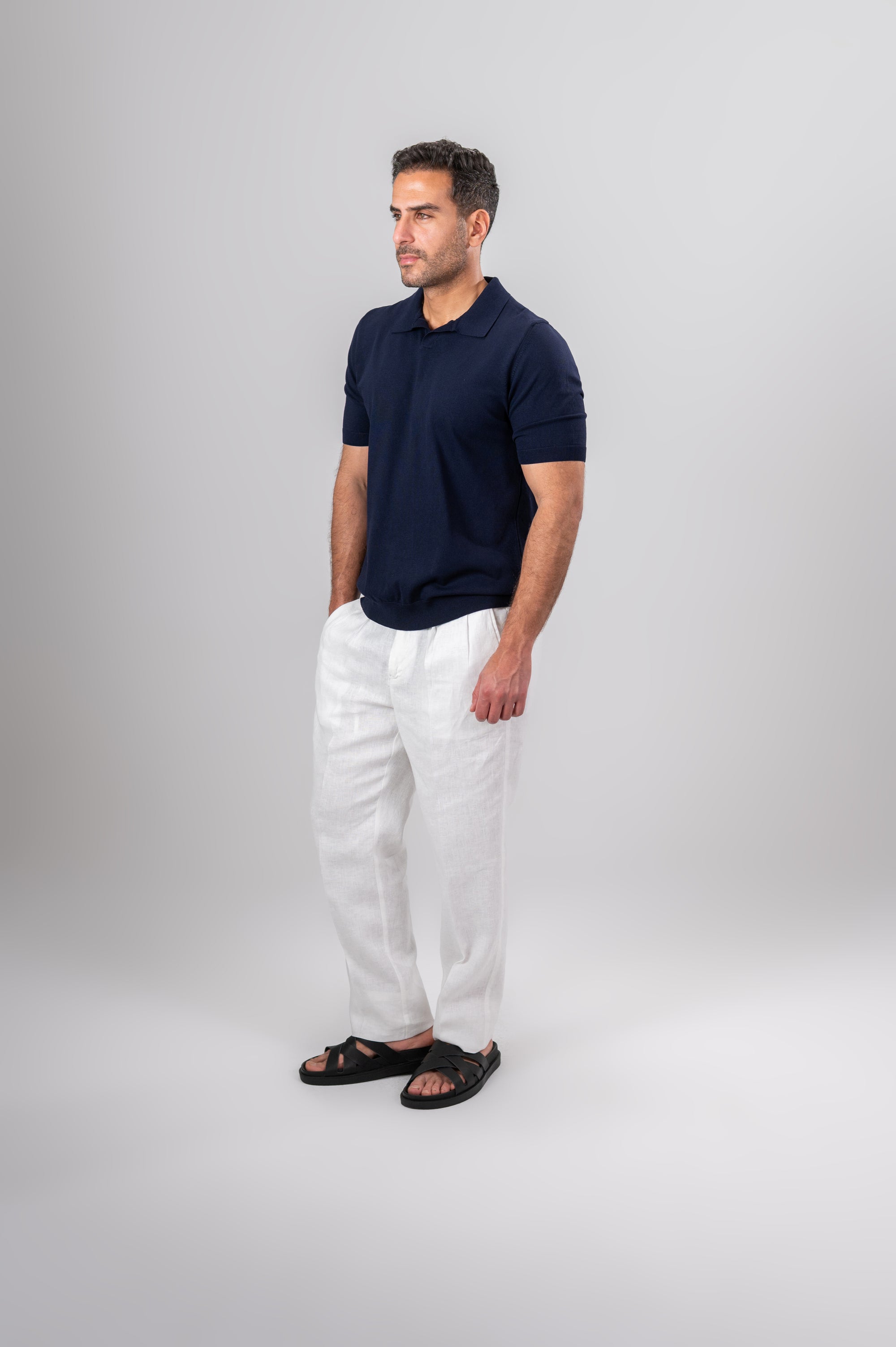TONEX V POLO SHIRT COTTON - Navy