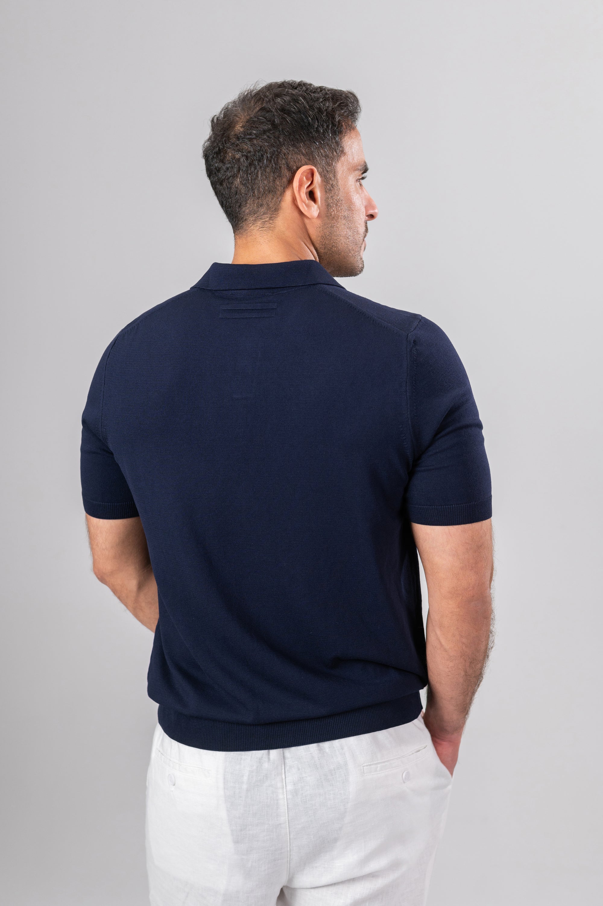 TONEX V POLO SHIRT COTTON - Navy