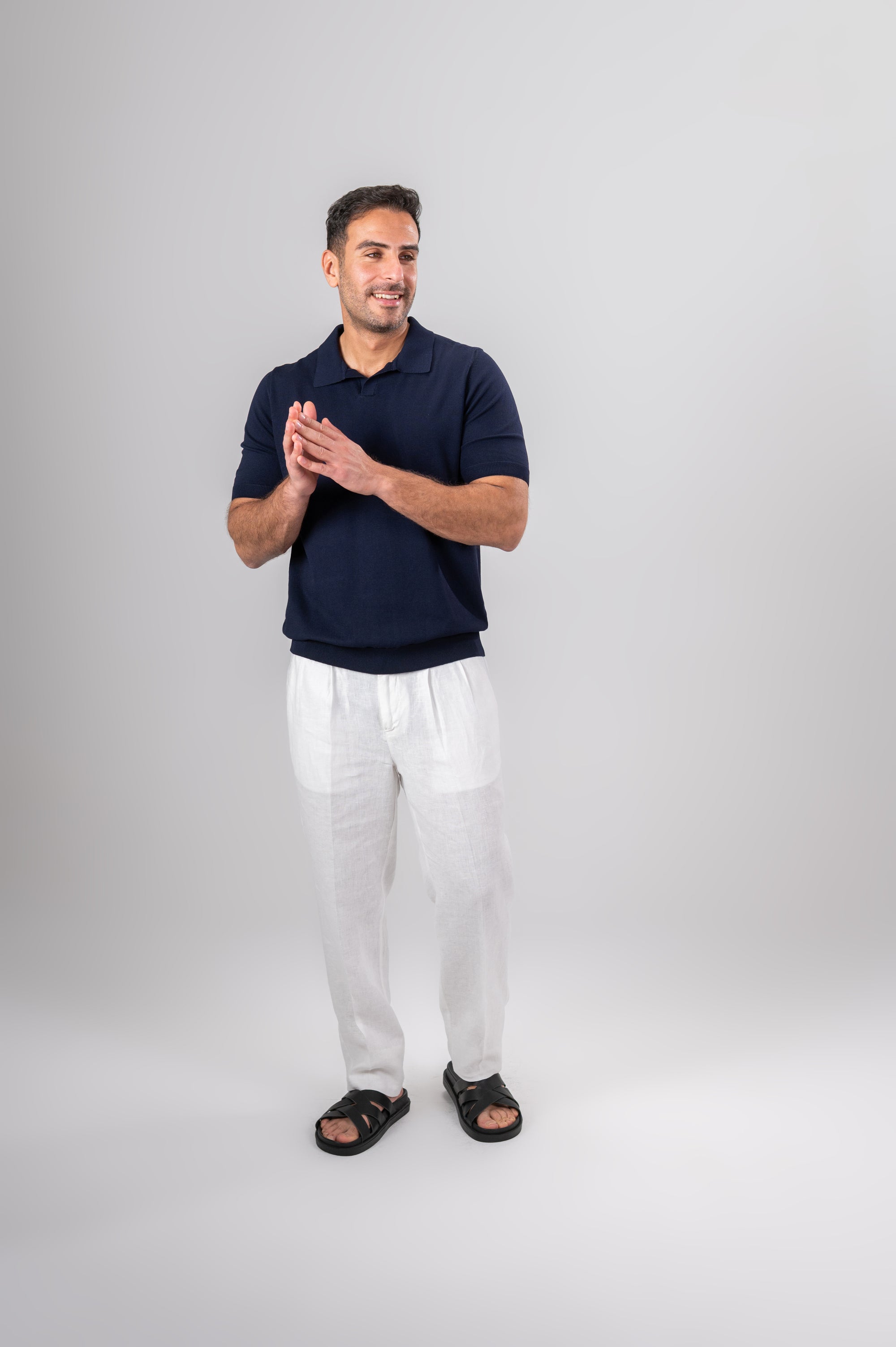TONEX V POLO SHIRT COTTON - Navy