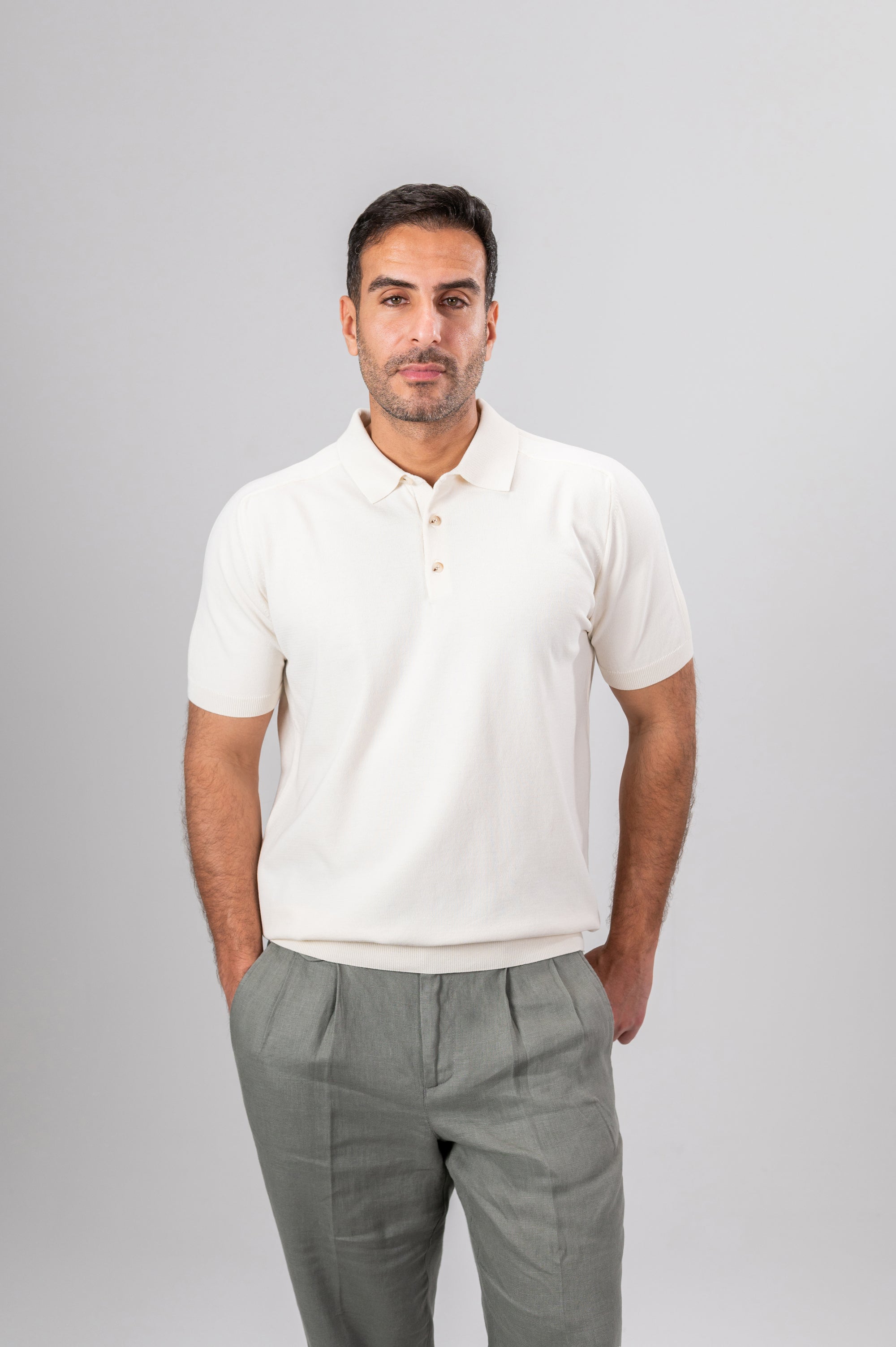 RICCI POLO SHIRT - Off White