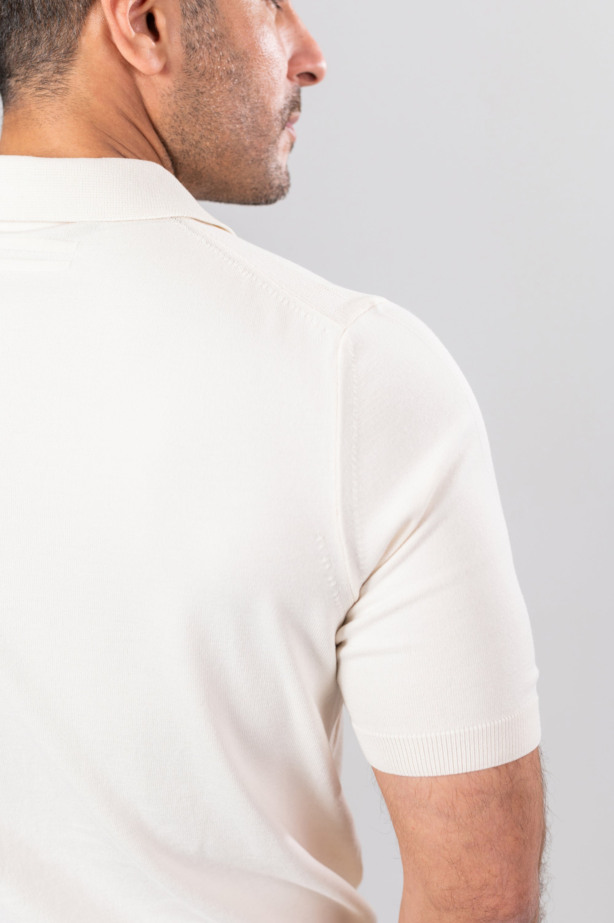 TONEX V POLO SHIRT COTTON - Off White