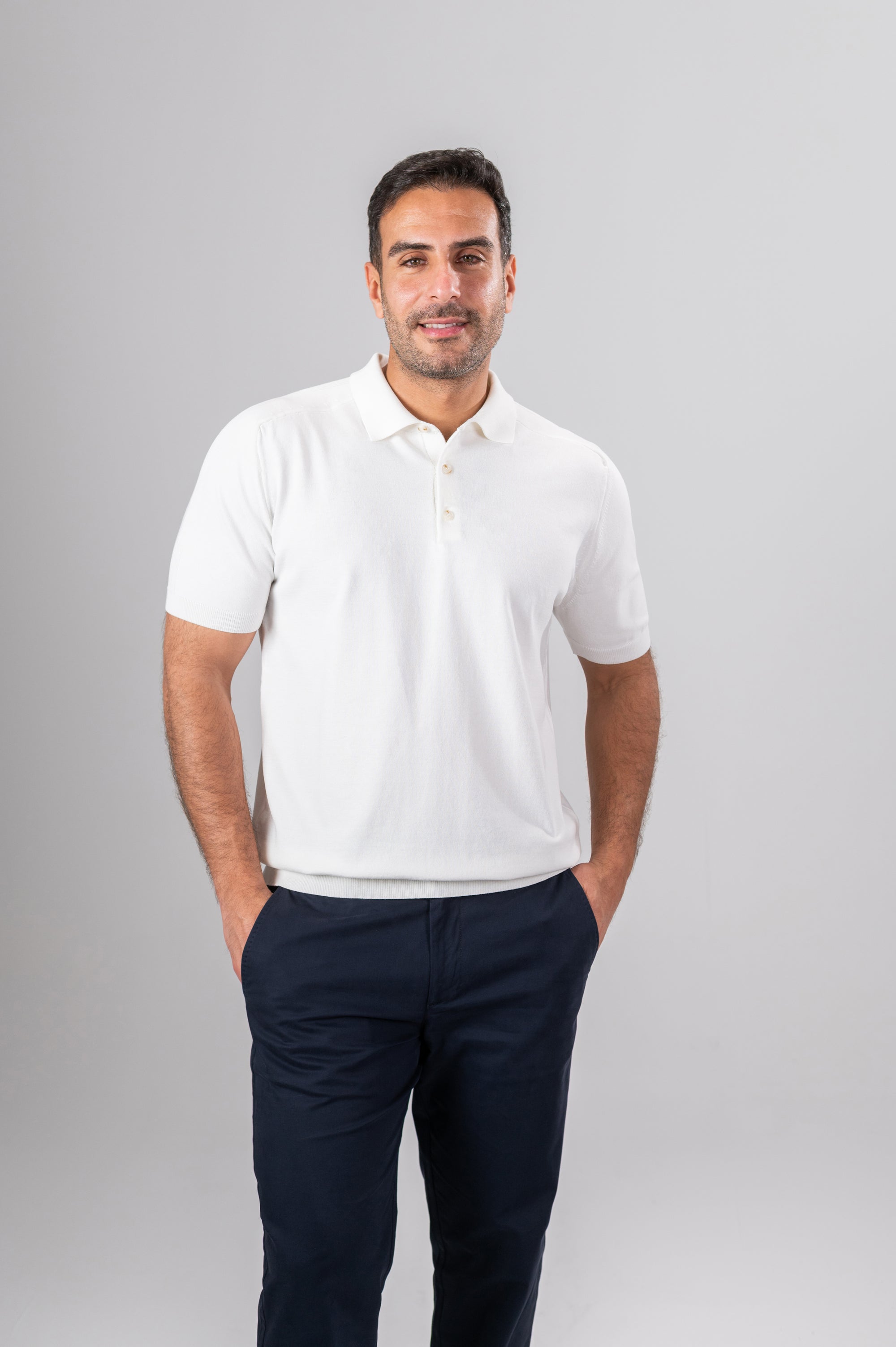 RICCI POLO SHIRT - White