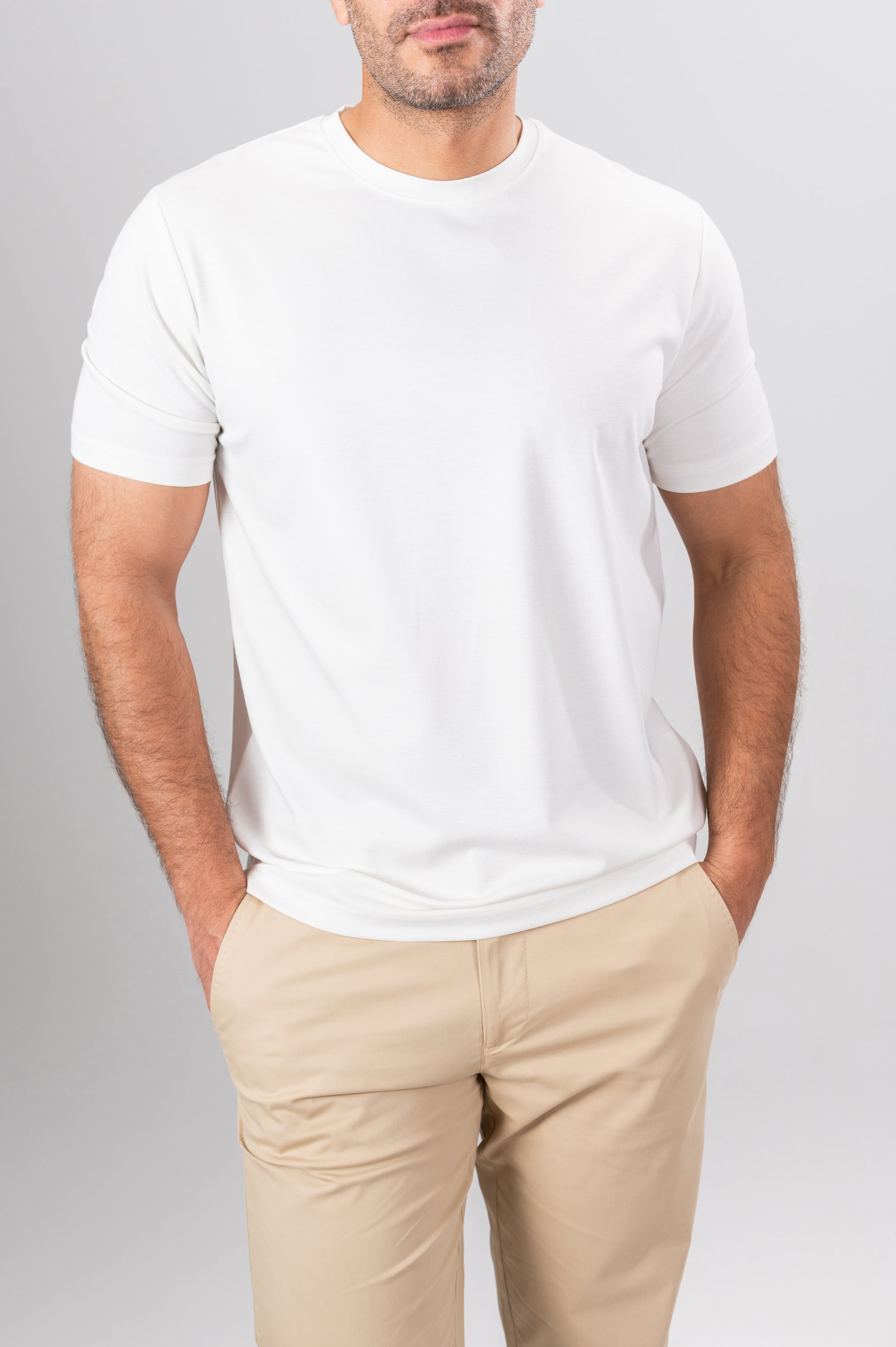 NARIO CREW NECK T-SHIRT - White