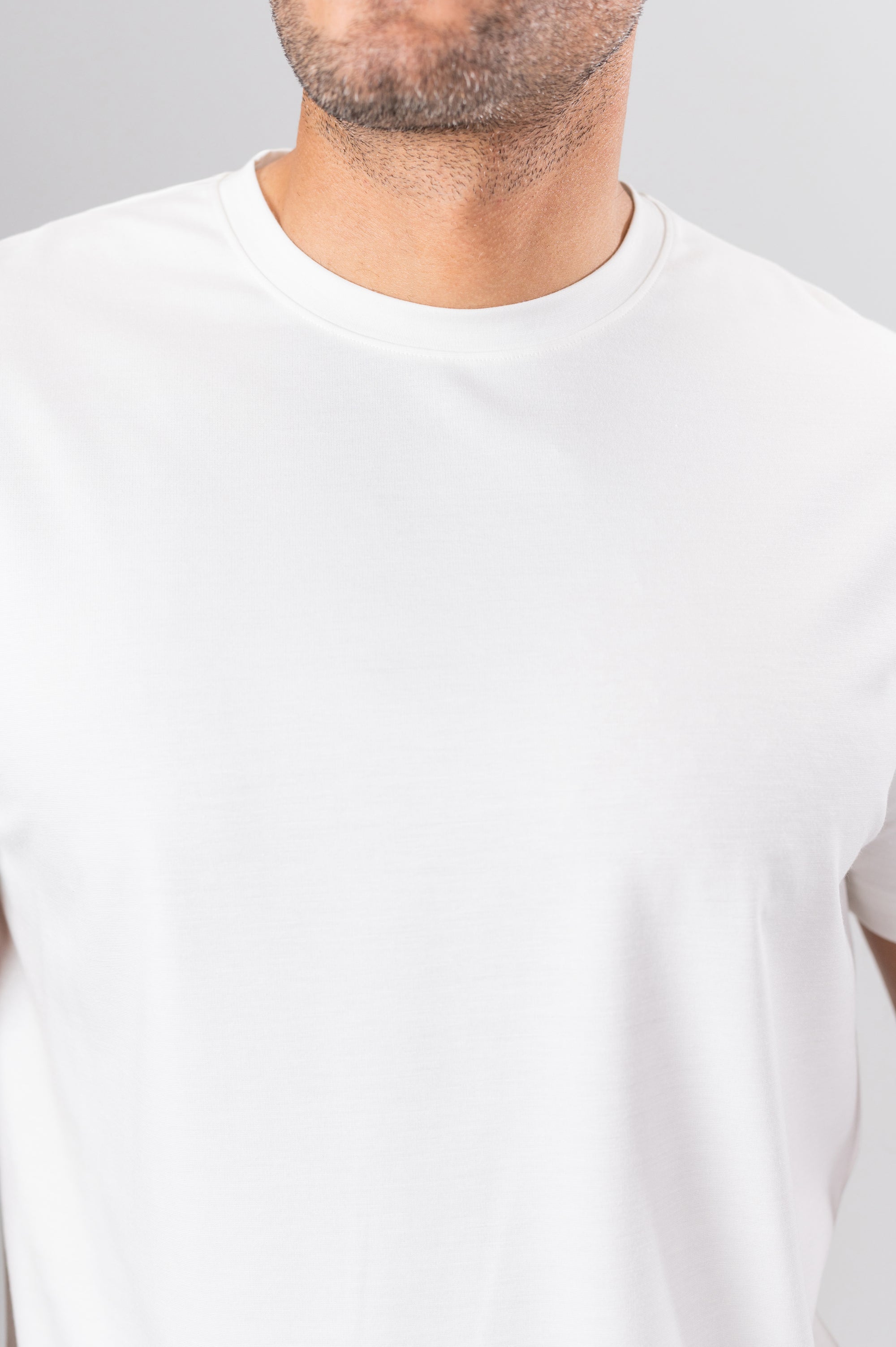 NARIO CREW NECK T-SHIRT - White