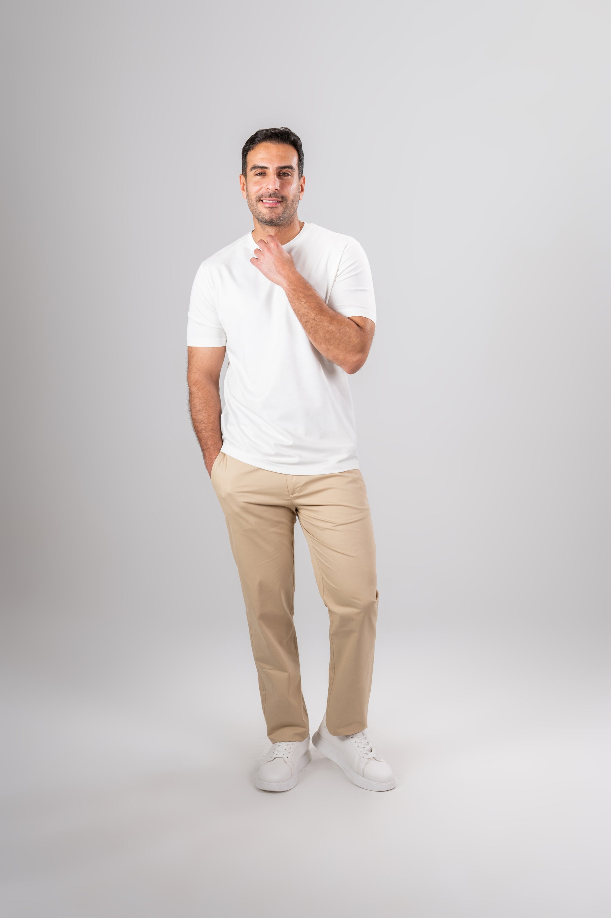 NARIO CREW NECK T-SHIRT - White