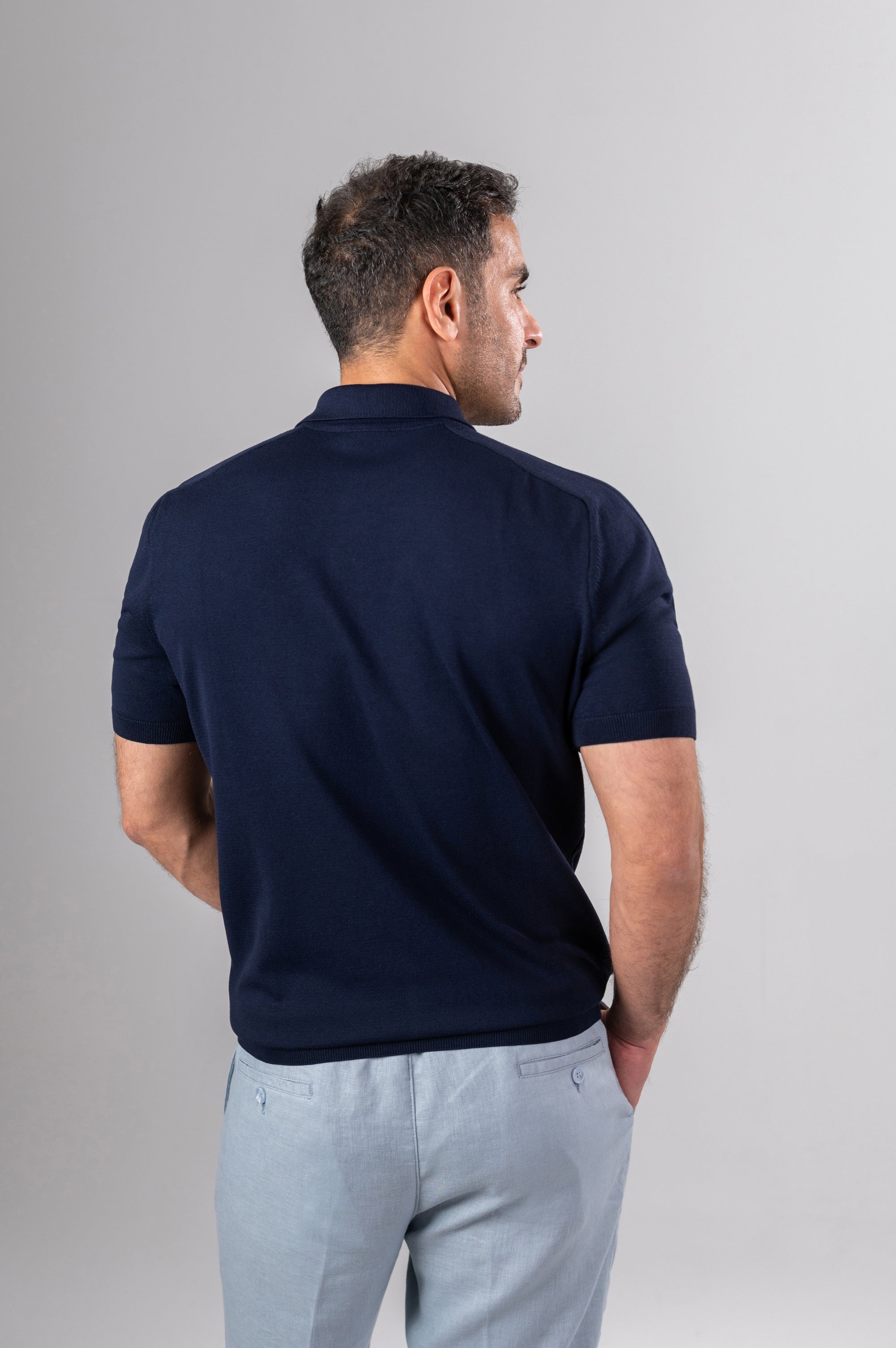 RICCI POLO SHIRT - Navy