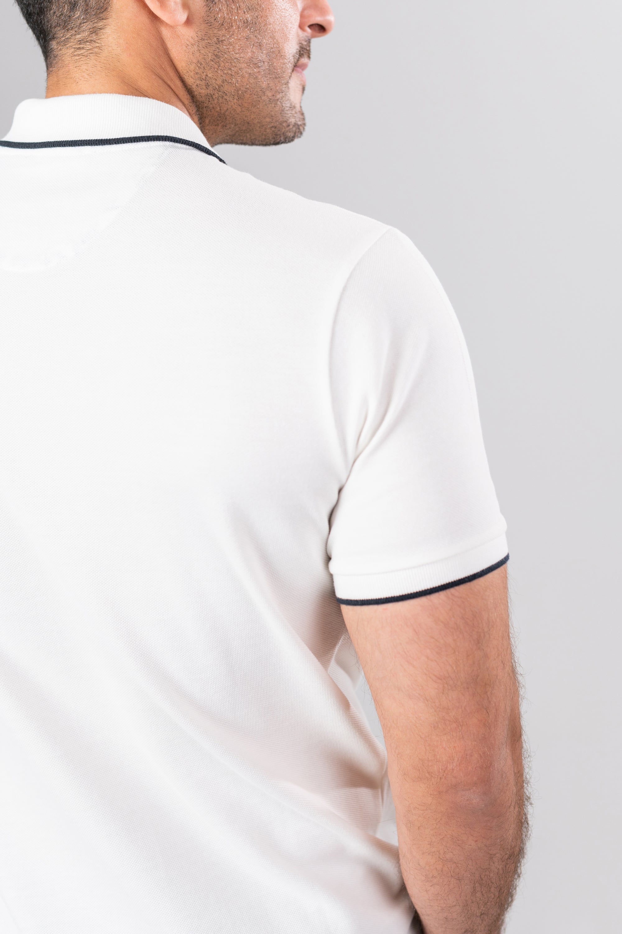 RICOS RINGER POLO SHIRT - White