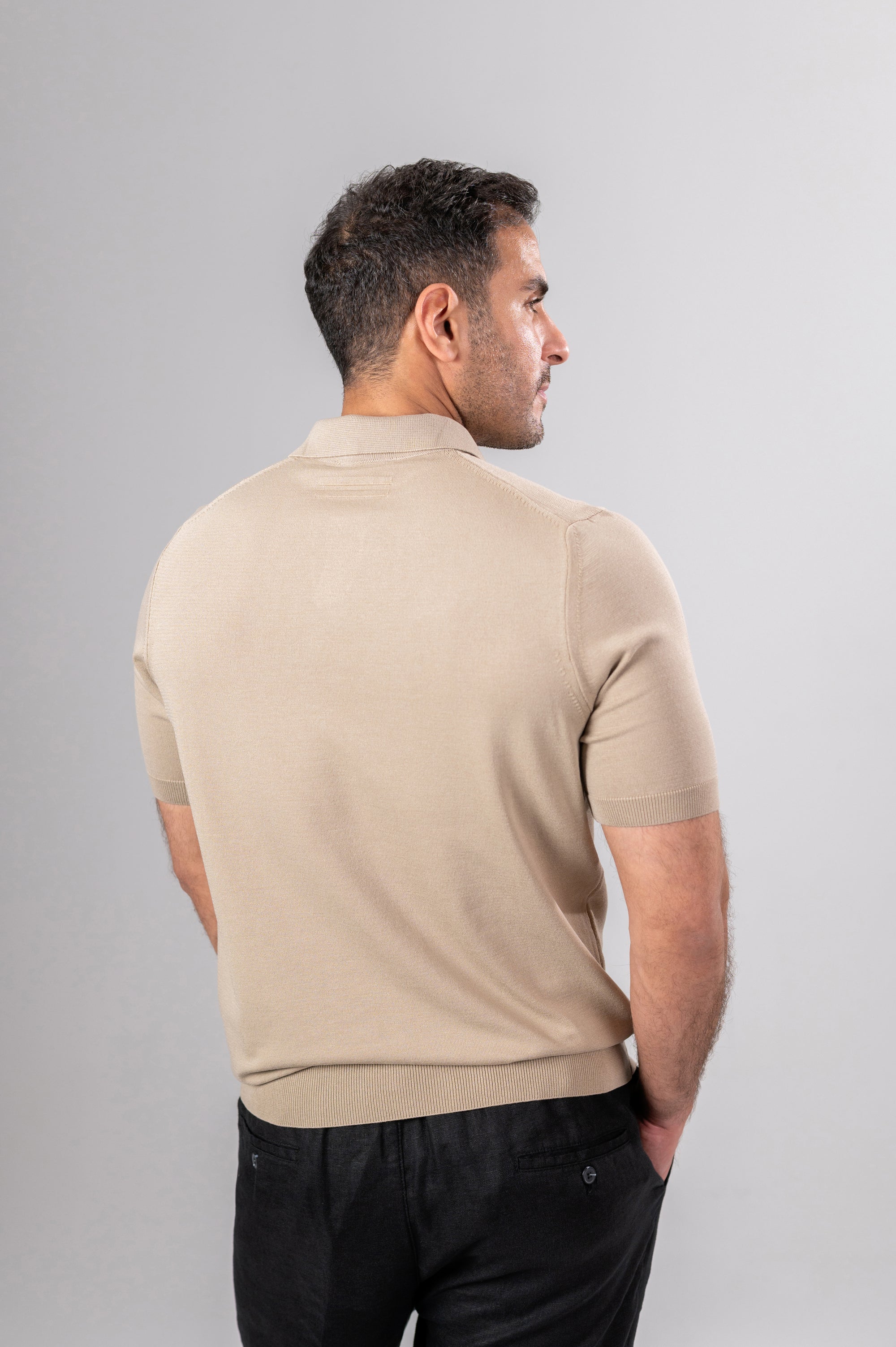TONEX V POLO SHIRT COTTON - Beige